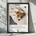 Jack Russell Terrier Funny Quote Poster, Dog Lover Wall Art, Puppy Print
