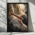 Seven Seals of Revelation Poster, Cinematic Biblical Wall Art, Apocalypse Prophecy Print