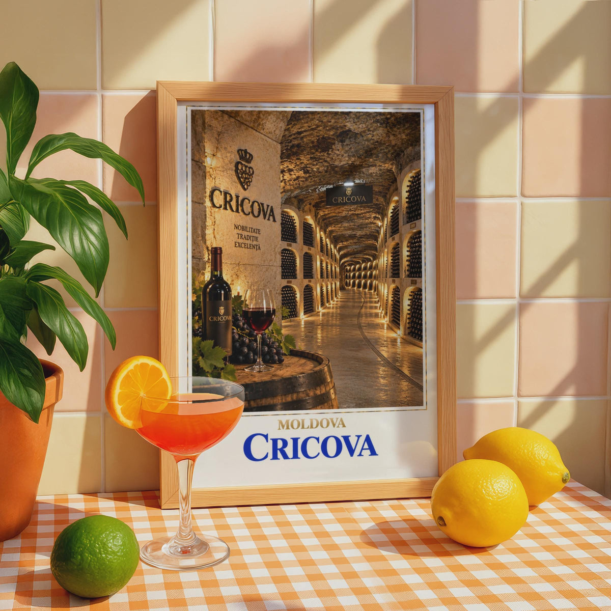 Cricova Winery Moldova Poster, Underground Wine Cellar Art, Eastern Europe Travel Print, Wine Gift