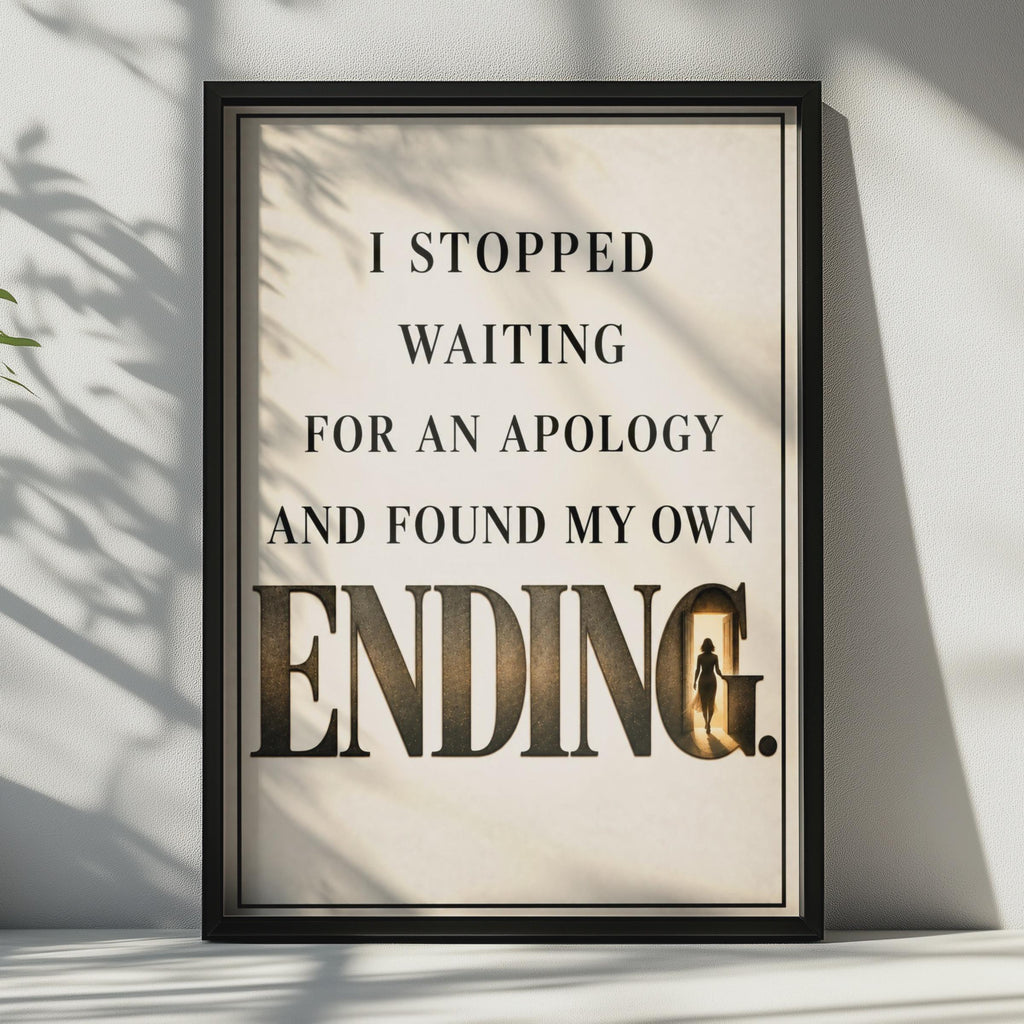 Empowerment Typography Poster, Self Healing Wall Art, Strong Woman Motivational Print